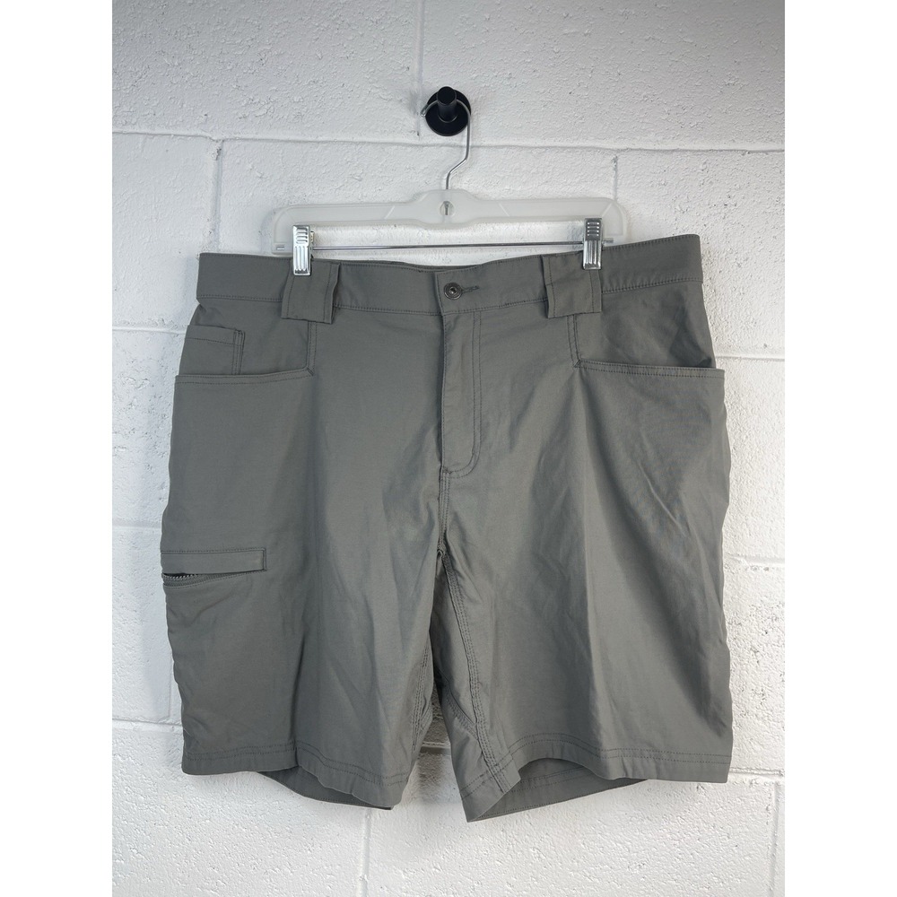 Duluth Men's DuluthFlex Dry on the Fly Cargo Shorts 9" Size 38 Gunmetal Gray